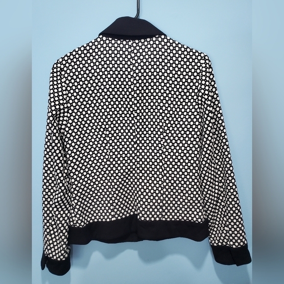 Bundle Only: Doncaster Long Sleeve Jacket B&W Geometrical Blazer Sz 2 - Picture 2 of 12